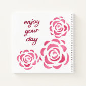 Geniet van je dag notitieboek (Achterkant)