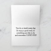 GENIET VAN JE DAG PAPA EN IK HOU VAN JE VADERDAG KAART (Binnen)