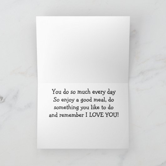 GENIET VAN JE DAG PAPA EN IK HOU VAN JE VADERDAG KAART (Binnen)