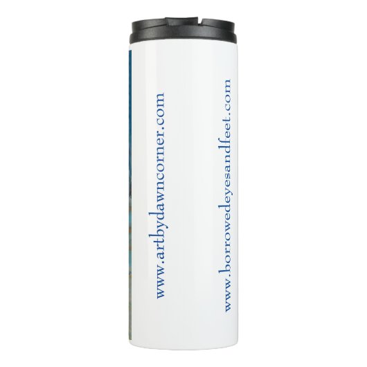 Geniet van je favoriete drankje en een lievelingse thermosbeker (Achterkant)