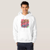 Geniet van je glimlach (dat doe ik) hoodie (Voorkant volledig)