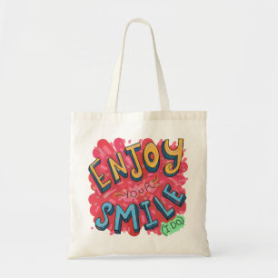 Geniet van je glimlach (dat doe ik) tote bag