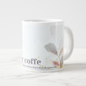 Geniet van je koffie grote koffiekop (Voorkant rechts)