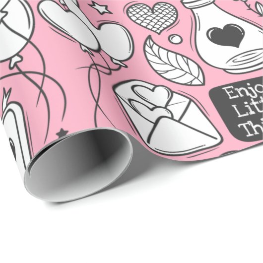 Geniet van je leven cadeaupapier (Rol Hoek)