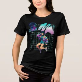 Geniet van je leven Tri-Blend shirt