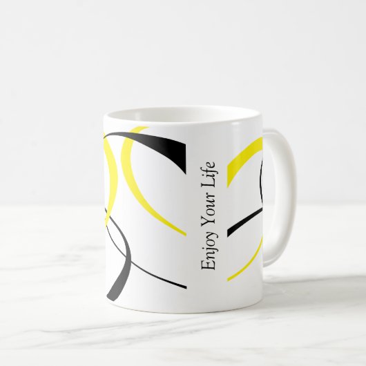 Geniet van je levensontwerp-Mok Mok (Voorkant rechts)