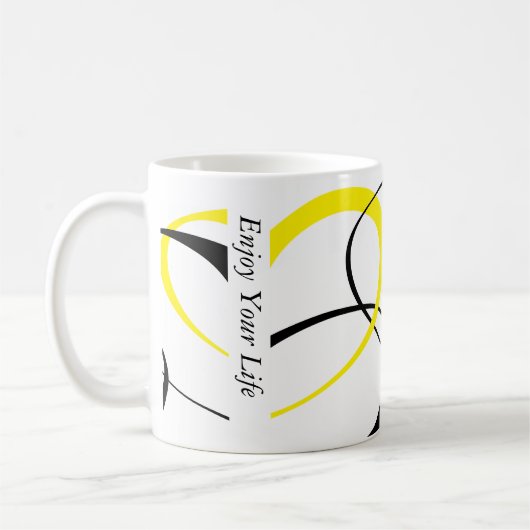 Geniet van je levensontwerp-Mok Mok (Links)