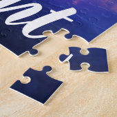 Geniet van je ouderdomsrust in het Tranquil Lake Legpuzzel (Zijkant)