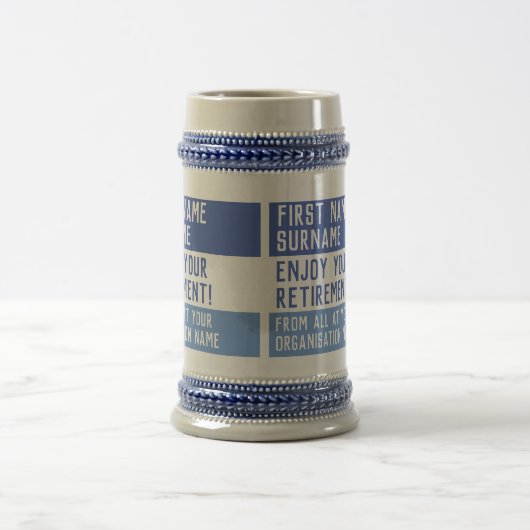 Geniet van je pensioen - bierpul (Center)