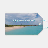 Geniet van je pensioen cadeaulabel (Voorkant (Horizontaal))