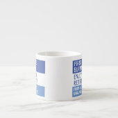 Geniet van je pensioen - espresso kop (Voorkant)