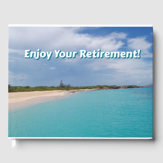 Geniet van je pensioen gastenboek (Voorkant)