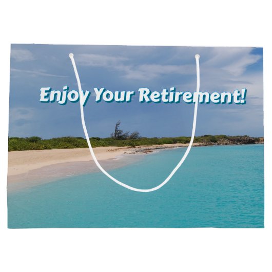 Geniet van je pensioen groot cadeauzakje (Achterkant)