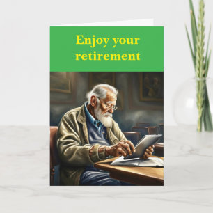 Geniet van je pensioen. kaart