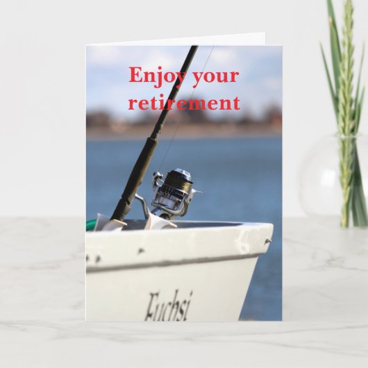 Geniet van je pensioen. kaart (Voorkant)