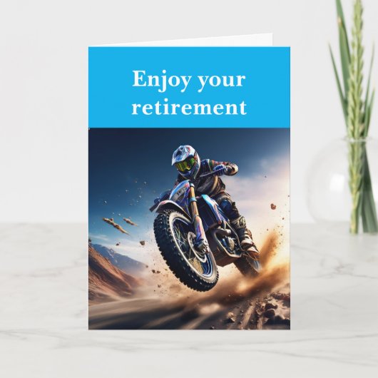 Geniet van je pensioen. kaart (Voorkant)