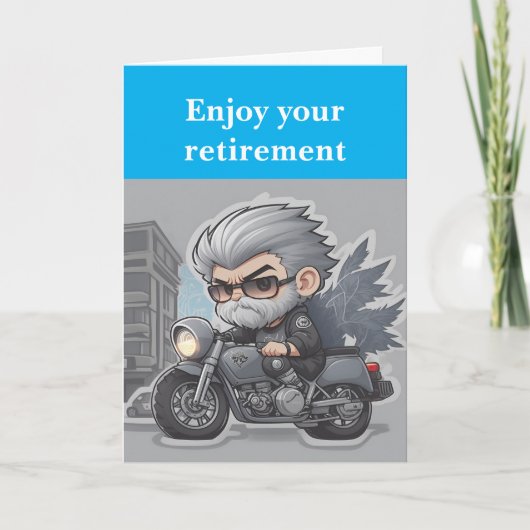 Geniet van je pensioen. kaart (Voorkant)