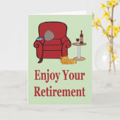 Geniet van je pensioen Kaart (Gele Bloem)