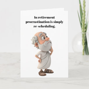 Geniet van je pensioen. kaart