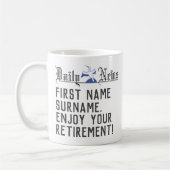 Geniet van je pensioen - koffiemok (Links)