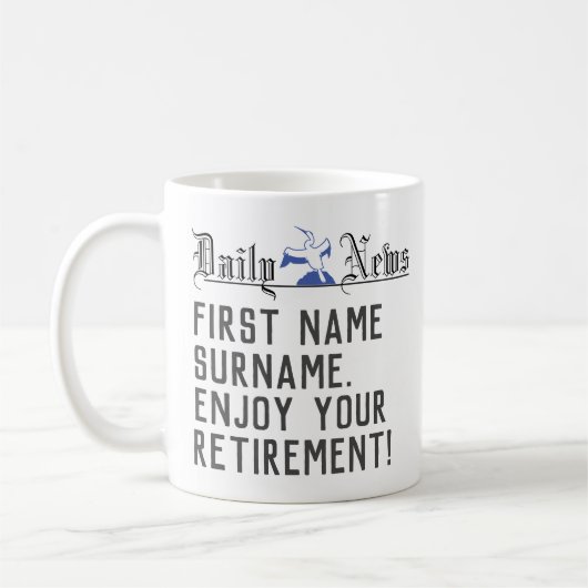 Geniet van je pensioen - koffiemok (Links)