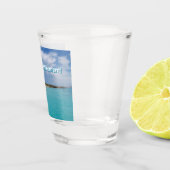 Geniet van je pensioen shot glas (Rechts)