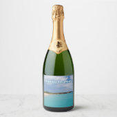 Geniet van je pensioen sparkling wijnetiket (Voorkant)