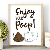 Geniet Van Je Poep Grappige Badkamer Decoratie Pos