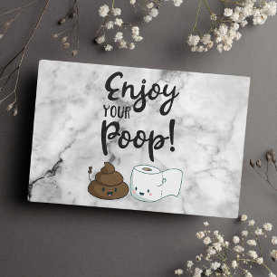 Geniet Van Je Poep Grappige Badkamer Humor Gastenboek