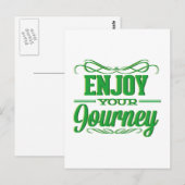 Geniet van je reis briefkaart (Voorkant / Achterkant)
