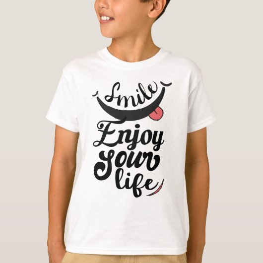 Geniet van je Shirt met je leven (Voorkant)