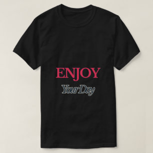 Geniet van je T-shirt