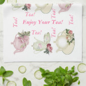 Geniet van je theetheetheedoek theedoek (Gevouwen)
