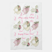 Geniet van je theetheetheedoek theedoek (Verticaal)