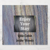 Geniet van je verblindingsritje Rustic Woodgrain Bier Etiket (Enkel label)