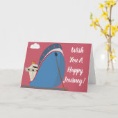 Geniet van je Wenskaart op reis Kaart (Gele Bloem)