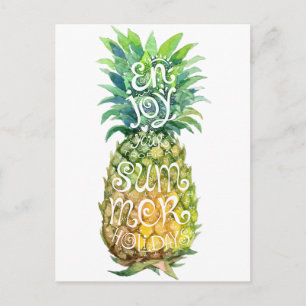 Geniet van je zomerse feestdagen briefkaart