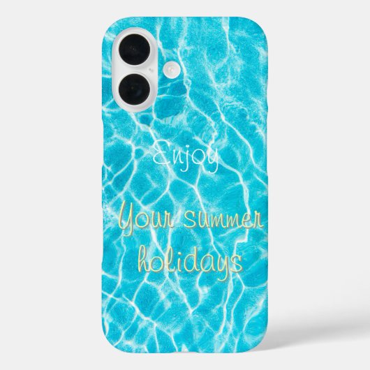 Geniet van je zomerse feestdagen Case-Mate iPhone case (Achterkant)