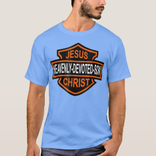 Geniet van Jezus Christus Heavenly Ded Son Parody T-shirt