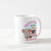 Geniet van jumboformaat, één bubbel tegelijk koffiemok (Voorkant rechts)