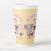 Geniet van jumboformaat, één bubbel tegelijk latte mok (Voorkant)