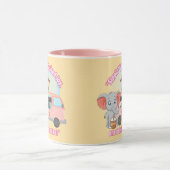 Geniet van jumboformaat, één bubbel tegelijk mok (Midden)