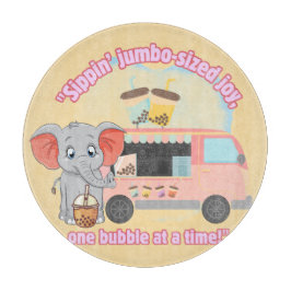 Geniet van jumboformaat, één bubbel tegelijk snijplank