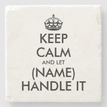 Geniet van kalm, grappig onderzetter