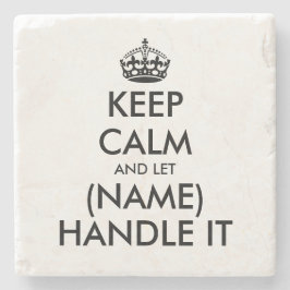 Geniet van kalm, grappig onderzetter