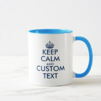 Geniet van kalme koffie-mok met kleur binnenin