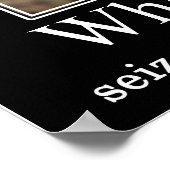 Geniet van kansen met beide handen (groot) poster (Hoek)