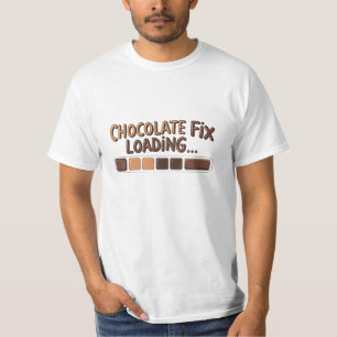 Geniet van leuke chocoladeliefhebber graphics t-shirt