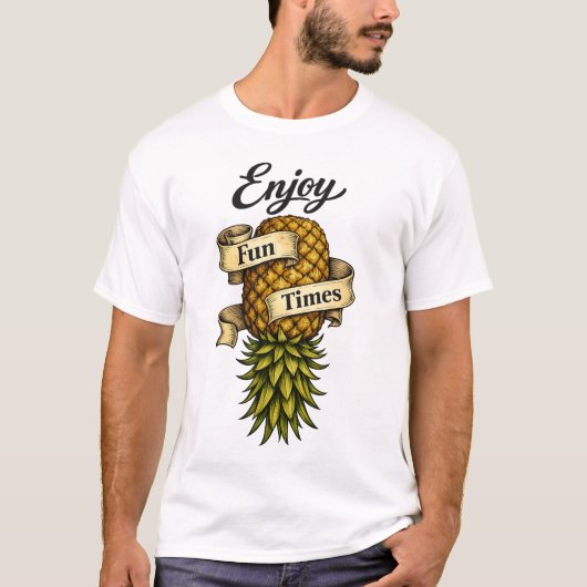 Geniet van leuke tijden - T-shirt (Voorkant)
