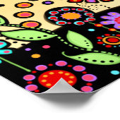 "Geniet van leven" Fun Inspirerend leslokaal Poster (Hoek)